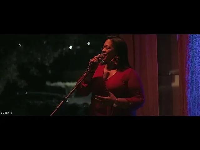 Queen B singing at VEYA Restaurant